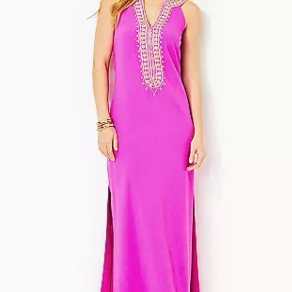 Elegant Magenta Lily Pulitzer Dress nwot - Picture 2 of 4